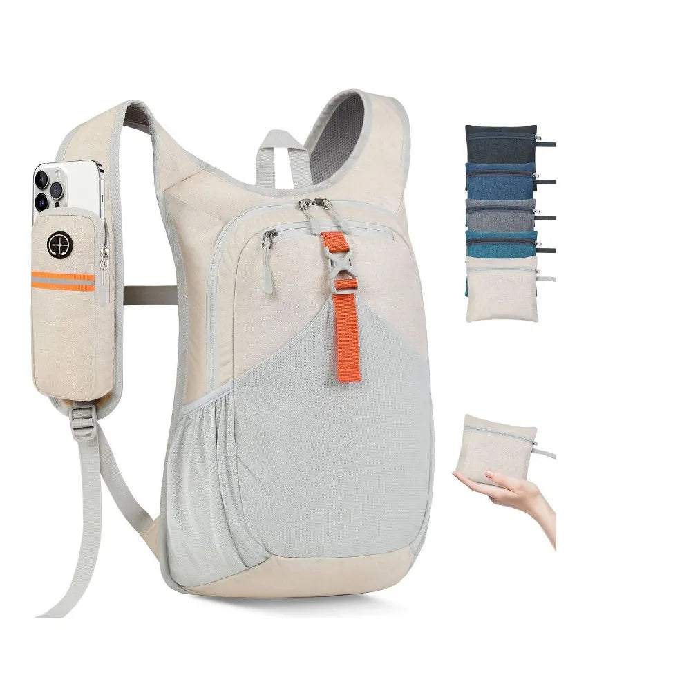 High Quality 15L Hiking Backpack Lightweight Multiple Pockets Small Backpack Foldable Compact Ultralight Hiking Daypack Hiking