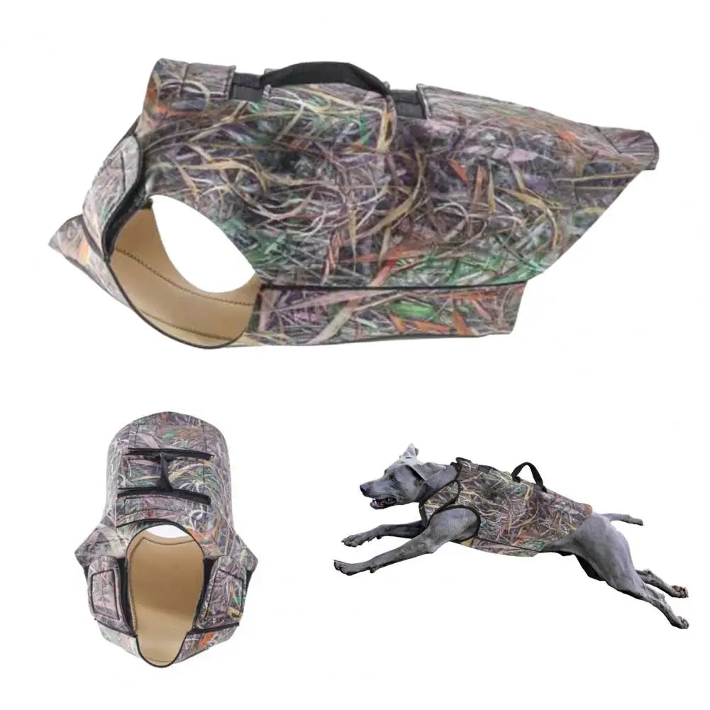 Dog Hunting Vest Adjustable Neoprene Chest Dog Vest for Waterfowl Duck Hunting Outdoor Activities