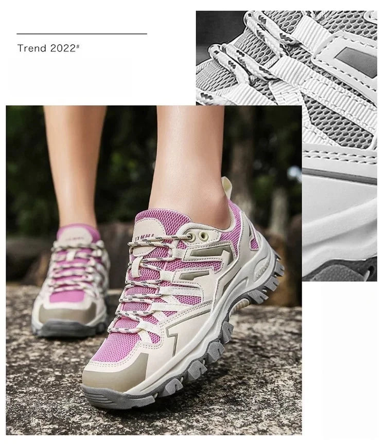 New Women & Men Hiking Shoes Outdoor Trekking Sports Climbing Camping Boots Non-slip Waterproof Walking Jogging Trainers Sneakers