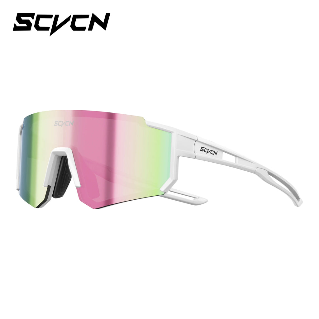 SCVCN Children Sports Glasses Kids Road Bikes Cycling Eyewear Photochromic UV400 Goggles Outdoor Cycling Teenager Sunglasses
