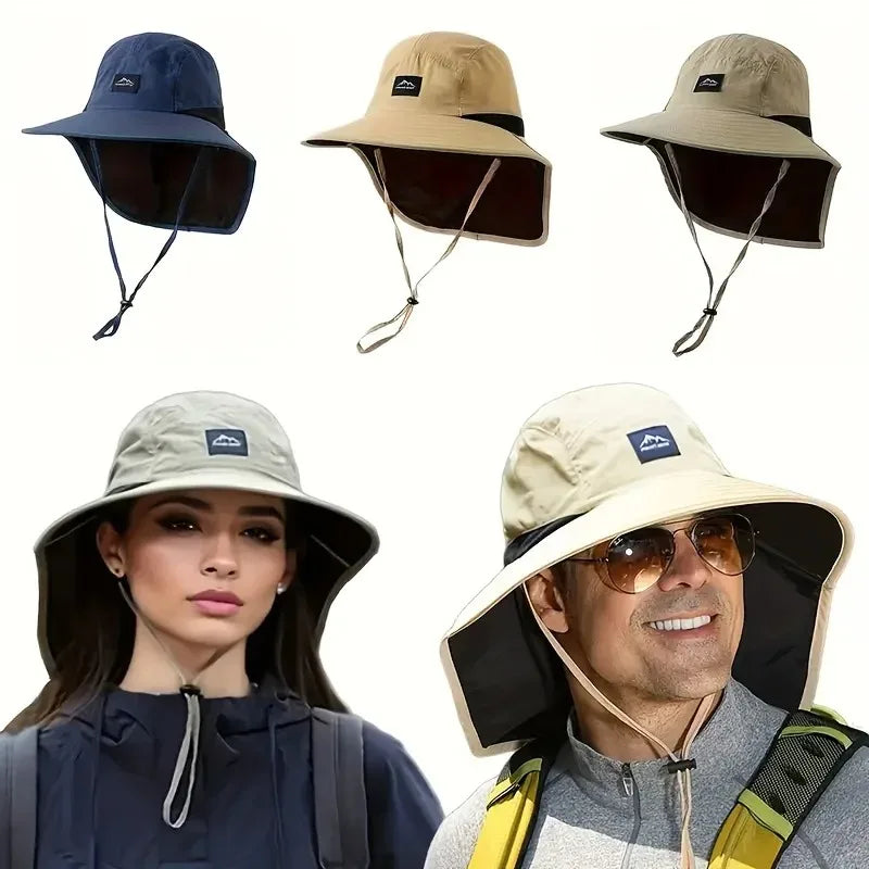 Outdoor Sun Protection Fisherman Hat for Both Men and Women, Suitable for Fishing, Traveling, Outdoor Camping, and Hiking