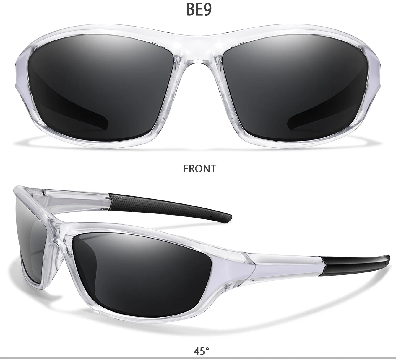 Polarized Fishing Sunglasses Men And Women Sports Colorful Glasses with UV protection for Outdoor Running, Hiking, Cycling