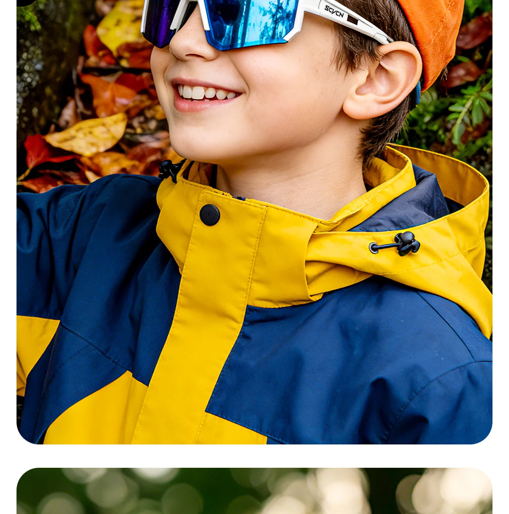 SCVCN Children Sports Glasses Kids Road Bikes Cycling Eyewear Photochromic UV400 Goggles Outdoor Cycling Teenager Sunglasses