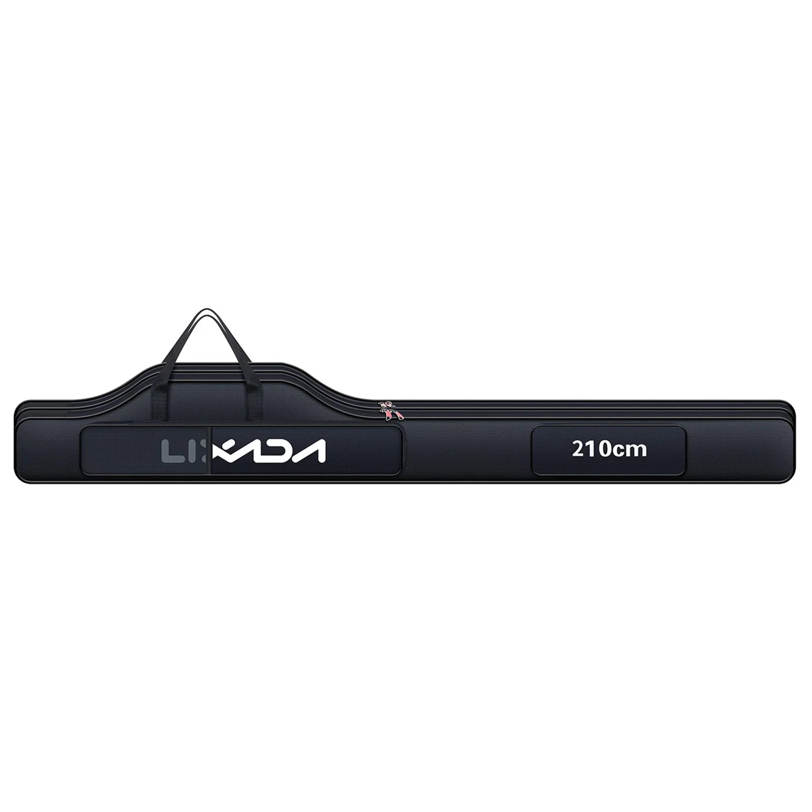 190cm (75 in / 6.2 ft) Portable Folding Fishing Rod & Reel Bag Tackle Storage Carry Case
