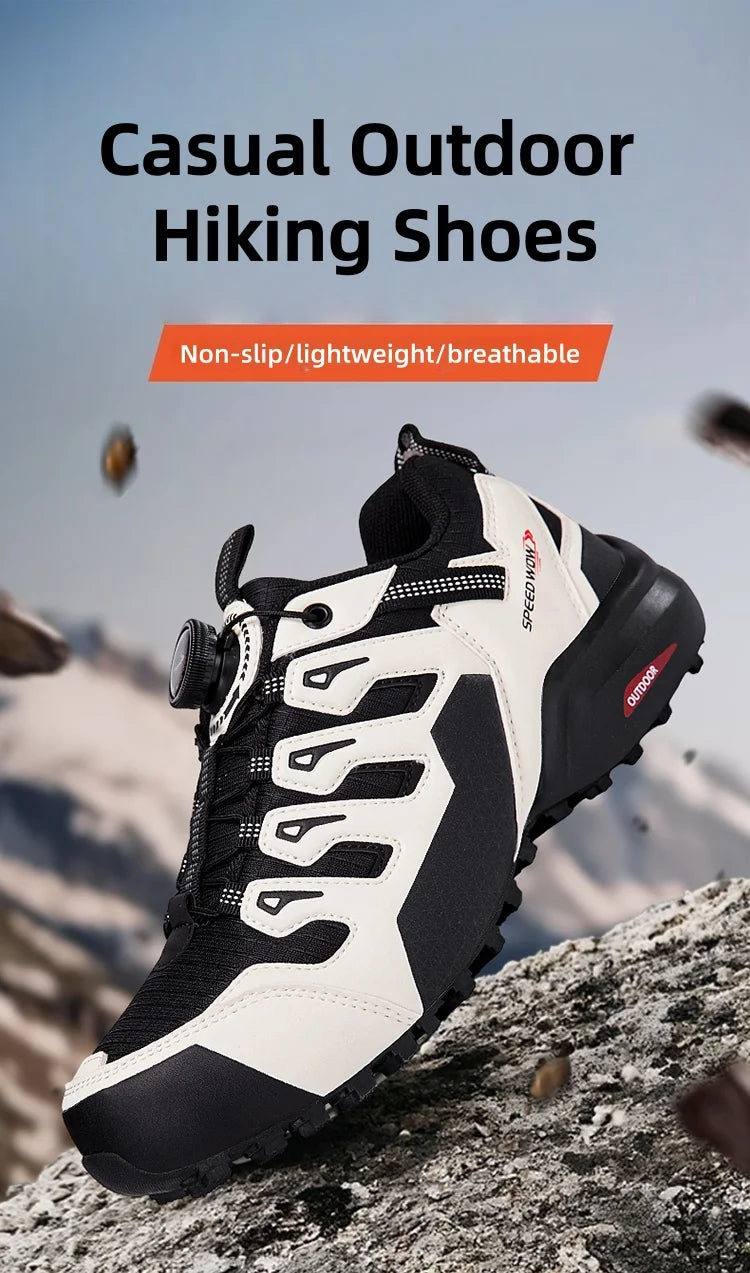 Men's Fashion Hiking Boots All-Season Wear Slip-Resistant, Comfortable, Durable Ideal for Outdoor Hiking and Mountain Climbing