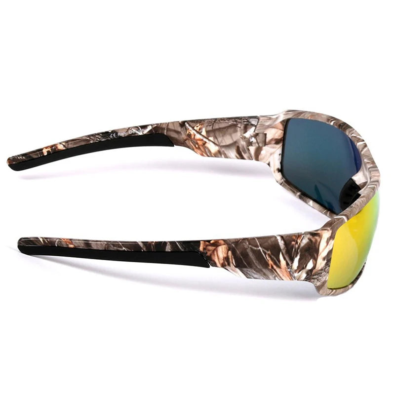 Camouflage Polarized Fishing Glasses Men Women Cycling Hiking Driving Sunglasses Outdoor Sport Eyewear Camo Riding Windproof