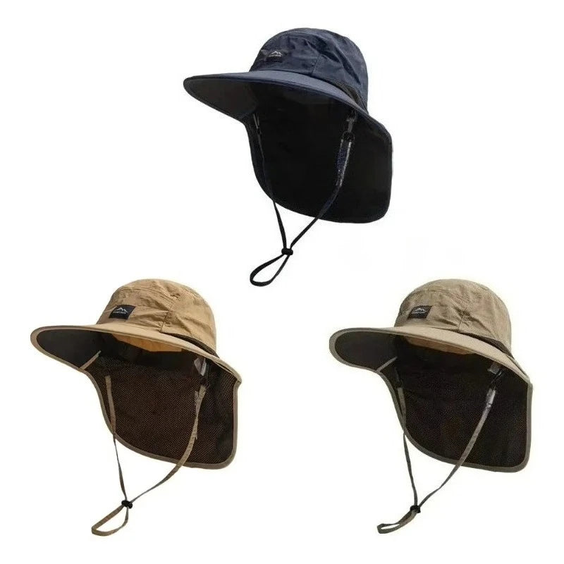 Hot sale! Unisex Windproof Quick-Dry Fisherman Hat with Neck Flap & UV Protection for Outdoor Fishing Hikin