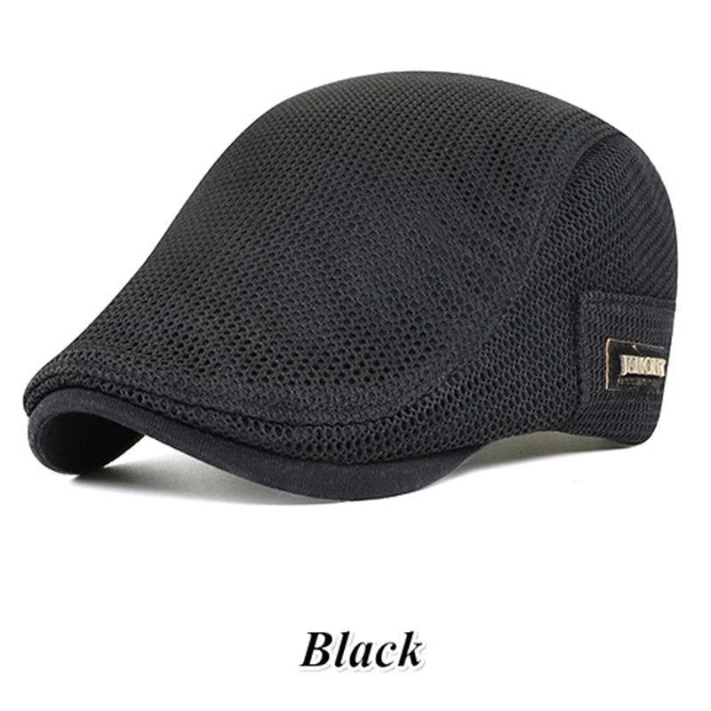 Men's Mesh Baseball Cap Breathable Summer Caps Dad Hat Outdoor Fishing Hats Trucker Cap