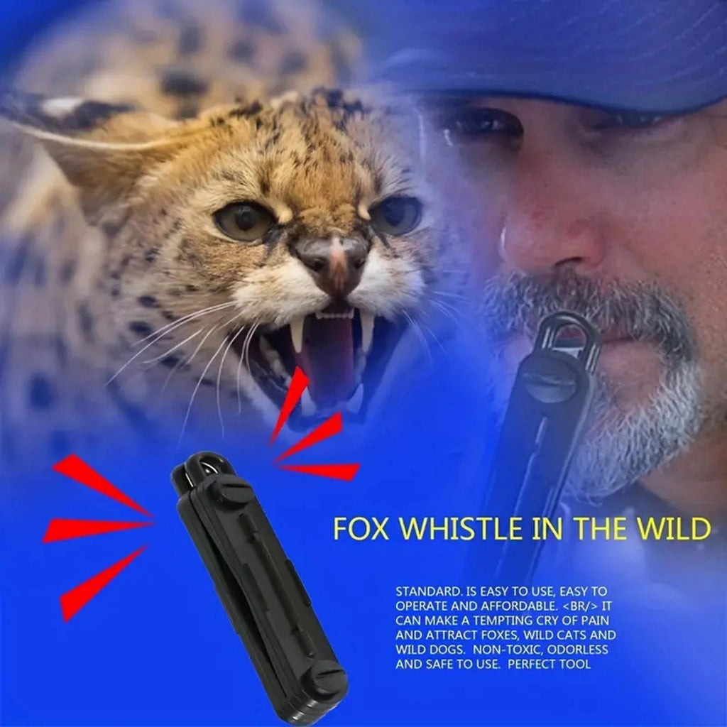 Fox Call Whistle For Hunting, Realistic Animal Sound To Attract Game Portable For Hunters & Outdoorsmen