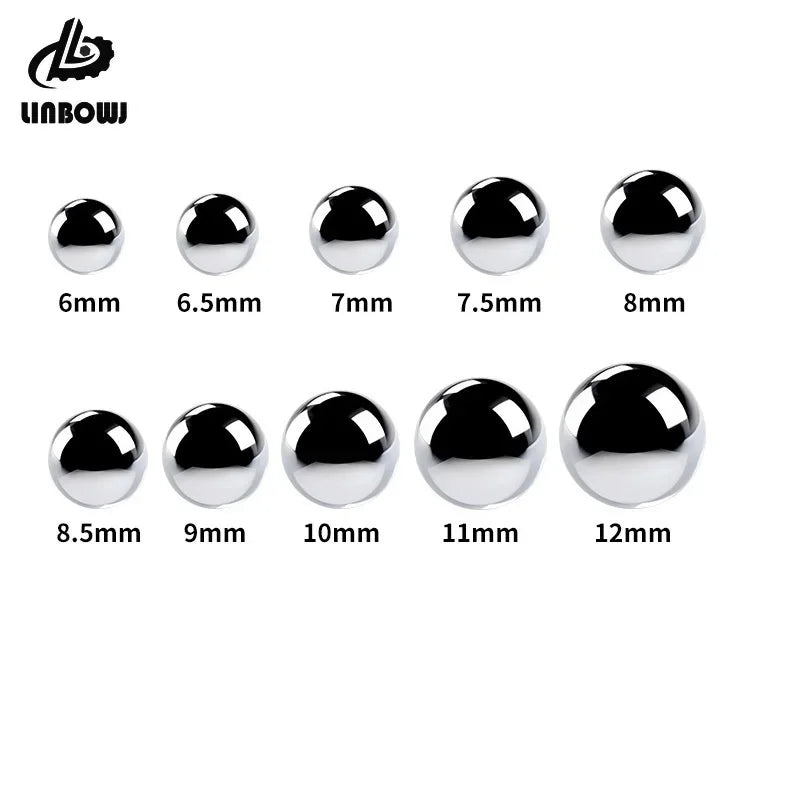 Steel Ball Slingshot Hunting Iron Metal Ball 6mm 7mm 8mm 9mm 10mm 11mm12mm Catapult Hitting Steel Ball 3mm 4mm 5mm  Bearing