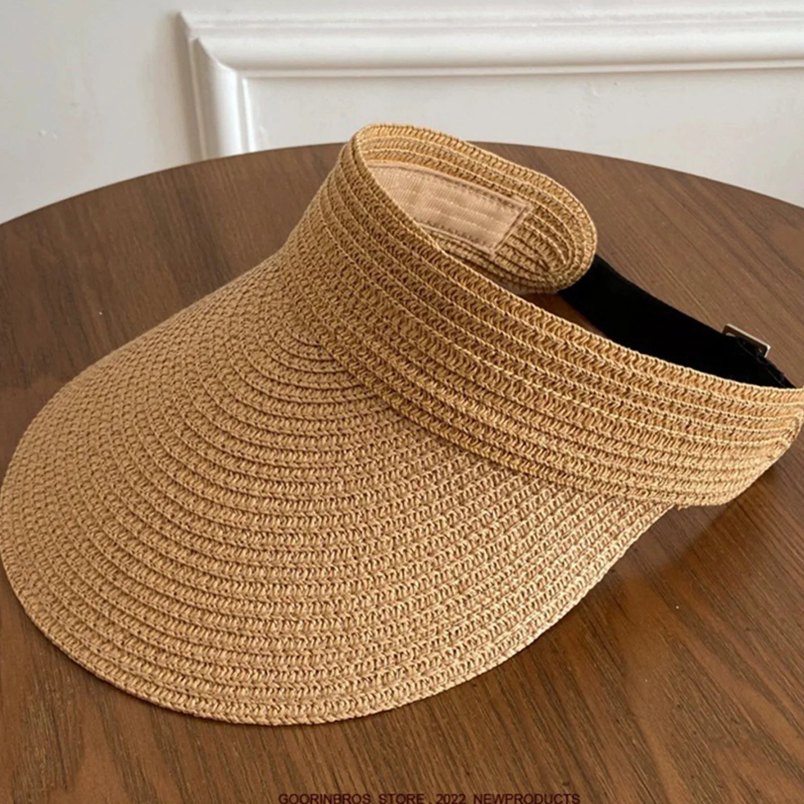 Sunshade Fishing Hat For Men And Women Trendy Grass Woven Hollow Roof Wide Eave Hat Outdoor Camping Fishing Hiking Sun Hat