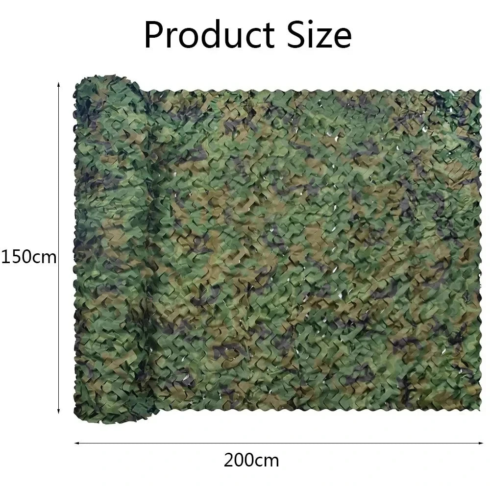 Camouflage Net Bulk Roll for Hunting Home Decor Paintball Bird Watching Camping Car Cover - Shade Net