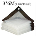 Transparent Tarpaulin 2*7 8 9 3x5x4*6 10 Waterproof Rainproof Tarp Large Cover Greenhouse Camping Garden Plant Sunroom Patio
