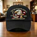 US 250th Anniversary 1776-2026 Trucker Hat Eagle Print Mesh Baseball Cap