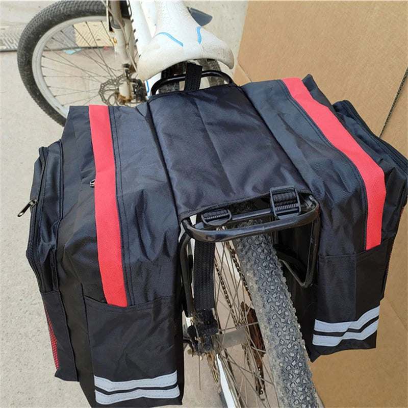 Bicycle Carrier Bag Rear Rack Luggage Back Seat Double Side Cycling High-capacity Durable Convenient Travel Trunk Bags