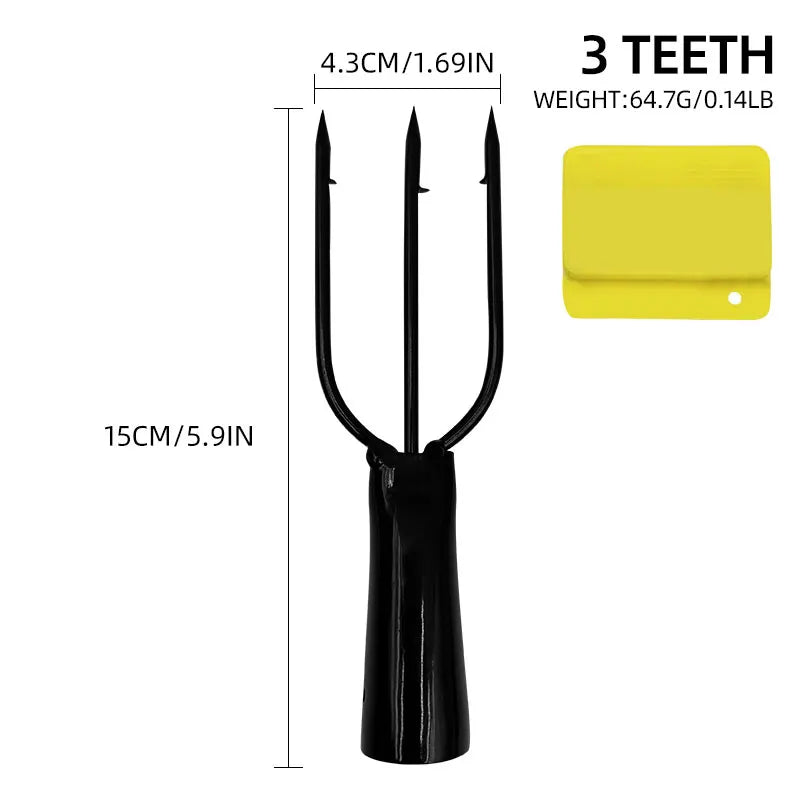 3/4/5 Fishing Tools Harpoon Tip Barbed Sharply Spring Steel Fishing Accessories