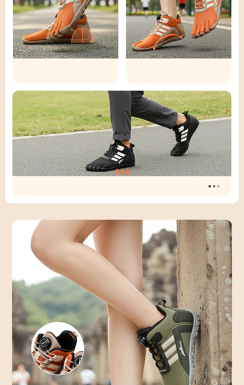 Five-Toe Water Shoes | Barefoot Sneakers for Hiking, Beach, Yoga & Outdoor Sports | Non-Slip & Breathable