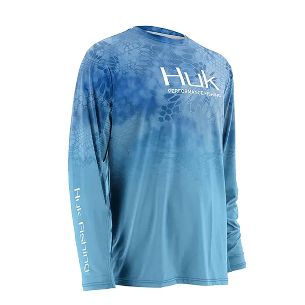 Fishing Shirts HUK Performance Long Sleeve Summer Hoodie Quick Dry Jaket Breathable Dresses Camisa Pesca Jersey Fish Sports UPF