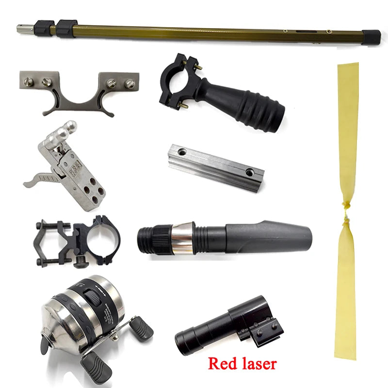 Telescopic Laser Slingshot High Quality Precision Powerful Slingshot for Outdoor Hunting Shooting Entertainment New