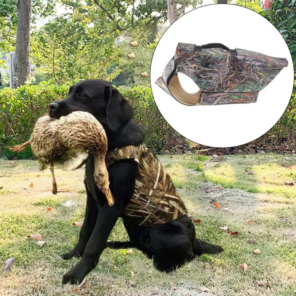 Dog Hunting Vest Adjustable Neoprene Chest Dog Vest for Waterfowl Duck Hunting Outdoor Activities
