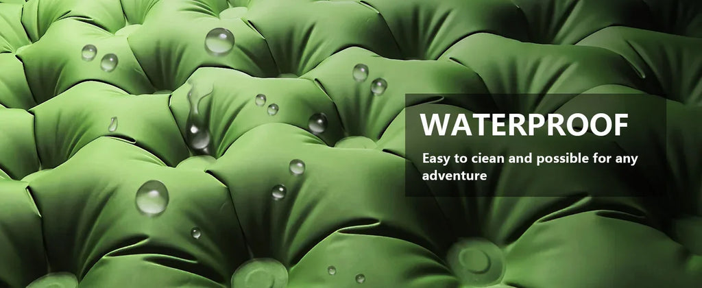 Double Air Mattress with Built-in Pillow Pump Outdoor Sleeping Mattress Camping Air Mattress for Backpacking