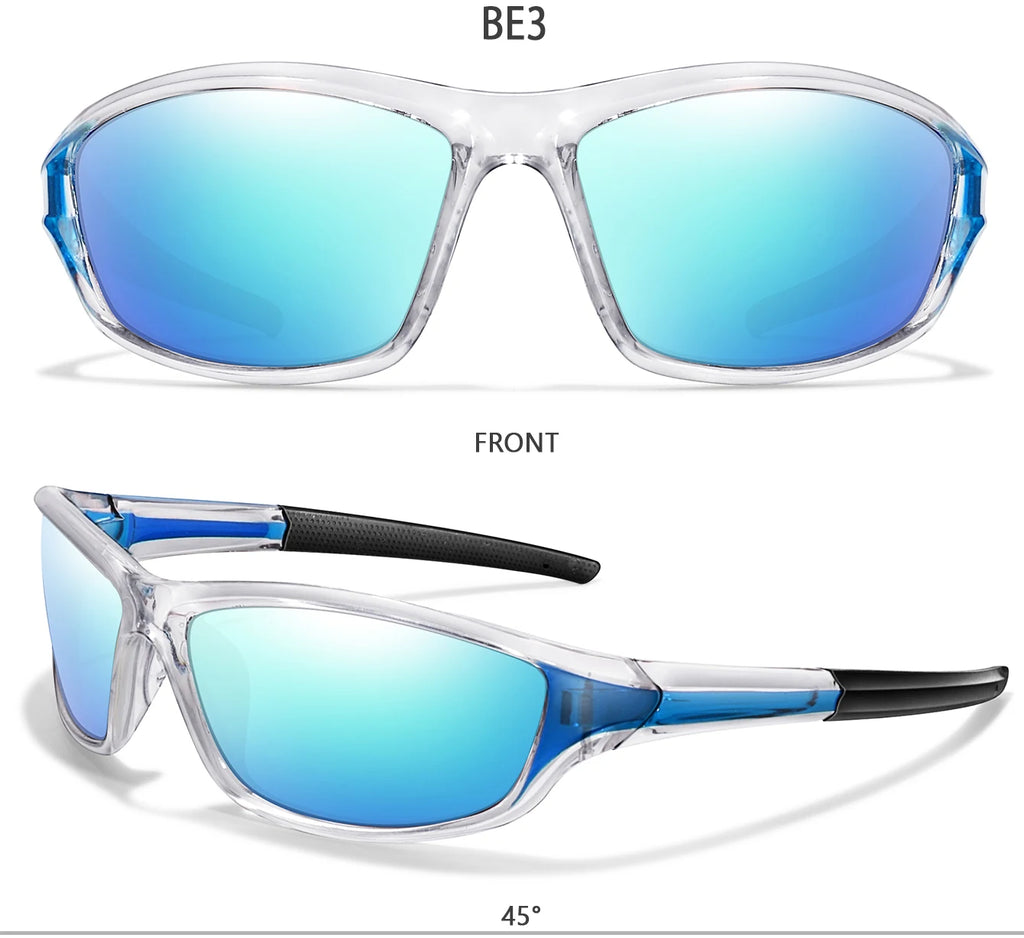 Polarized Fishing Sunglasses Men And Women Sports Colorful Glasses with UV protection for Outdoor Running, Hiking, Cycling