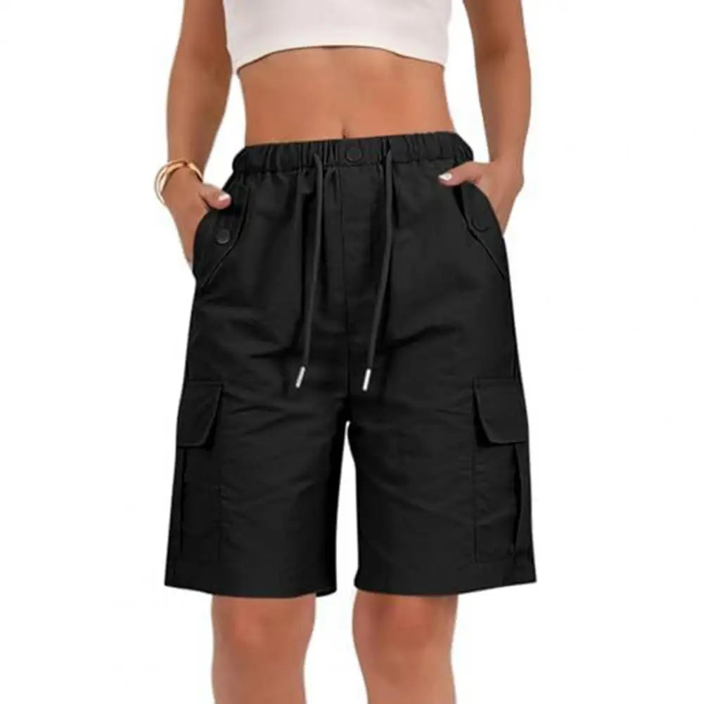 Women's Hiking Shorts with Multiple Pockets High-waisted Quick Dry Summer Shorts for Outdoor Hiking Work Travel Golf
