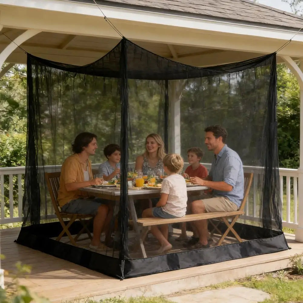 Outdoor Camping Mosquito Net Lightweight Huge Hammock Bug Tarp Repellent Breathable Mesh Tent Insect Canopy Bed Curtain
