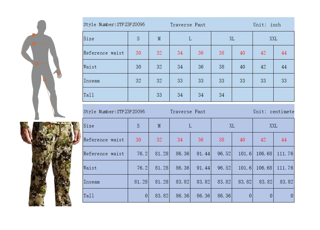 Ainfad Traverse Hunting products Outdoor Truck Camouflage hunting Hunting pants Quick-drying stretch antibiosis pants