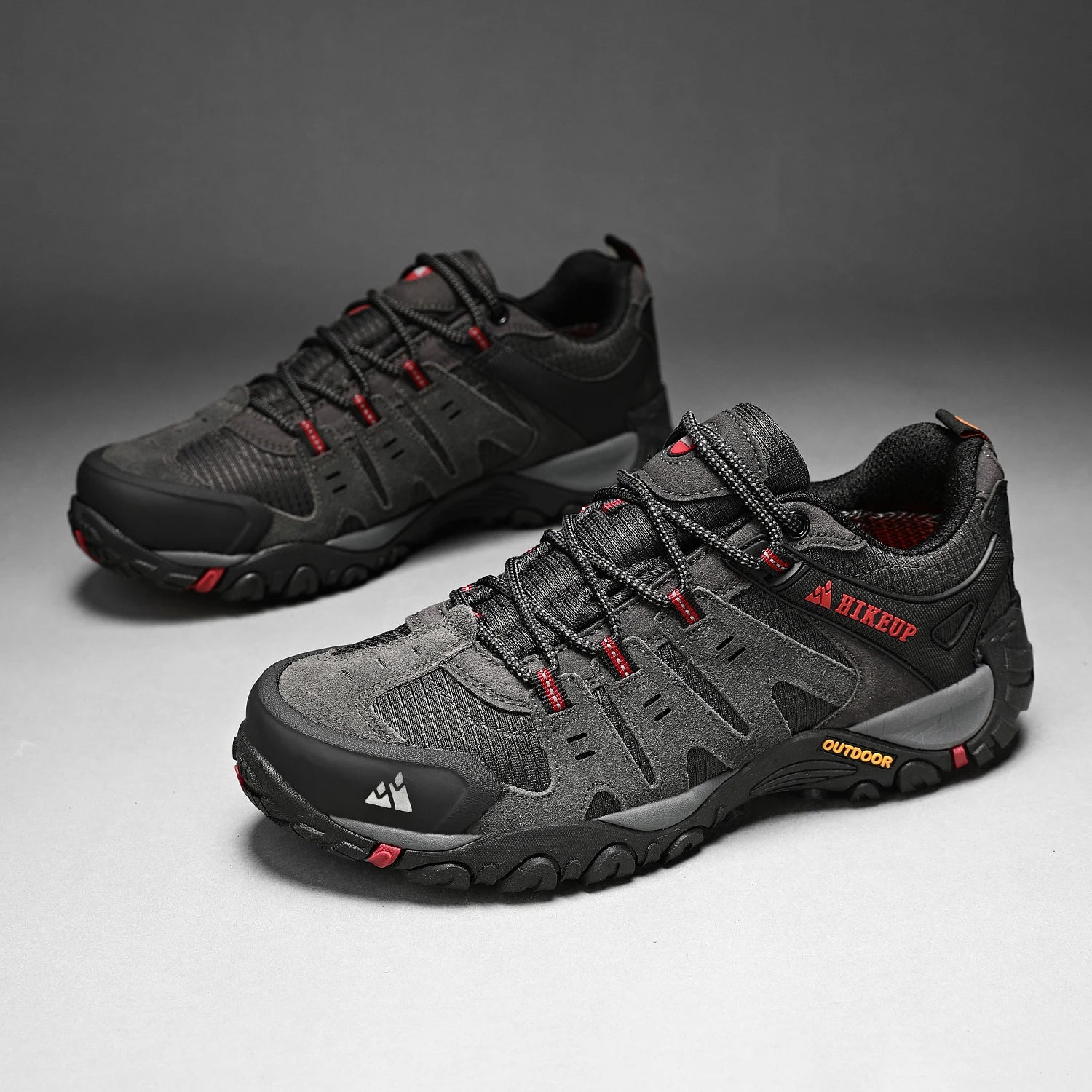 Men's Hiking Shoes Suede Leather Outdoor Shoes Wear-resistant Men Trekking Walking Hunting Tactical Sneakers