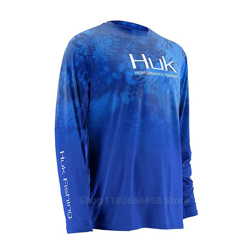 Fishing Shirts HUK Performance Long Sleeve Summer Hoodie Quick Dry Jaket Breathable Dresses Camisa Pesca Jersey Fish Sports UPF