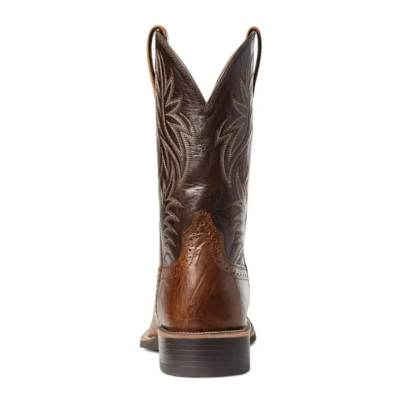 Men High Boots Embroidery Handmade Men's Boots Western Cowboy Boot Pointed Toe Boots Hand Stitching Outdoor Men's Shoes