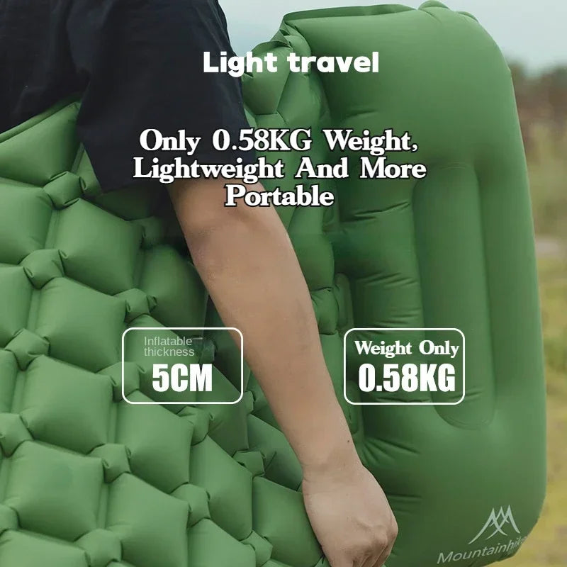 Mountainhiker Ultralight Self-inflating Air Mattress Thicken Sleeping Pad Inflatable Beach Picnic Mat Camping Tent Air Cushion