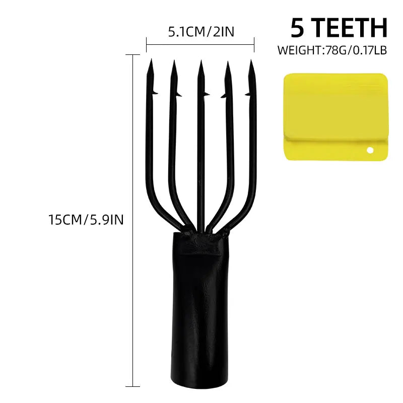 3/4/5 Fishing Tools Harpoon Tip Barbed Sharply Spring Steel Fishing Accessories