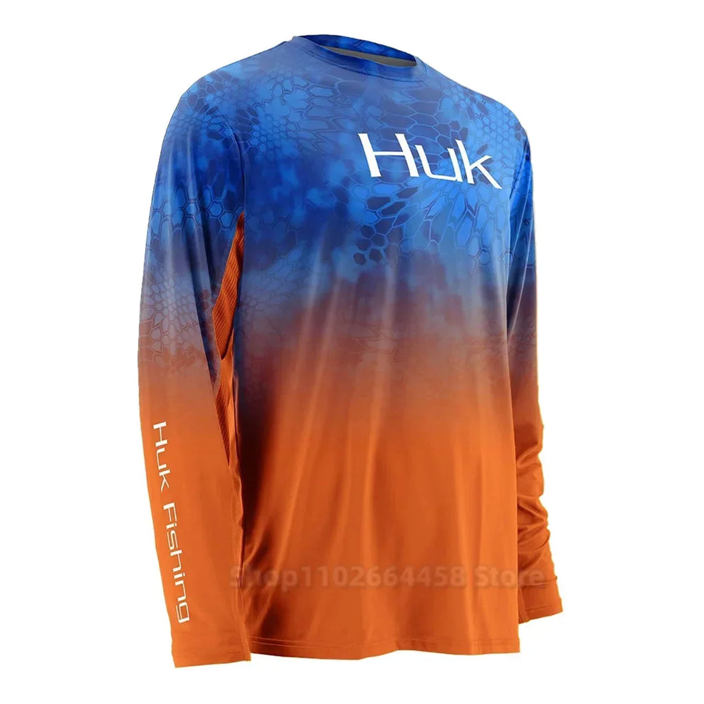 Fishing Shirts HUK Performance Long Sleeve Summer Hoodie Quick Dry Jaket Breathable Dresses Camisa Pesca Jersey Fish Sports UPF