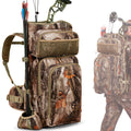 Camo Bow Hunting Backpack for Men，Saddle Hunting Back Pack with Bow Holder, Elk and Deer Hunting Bag