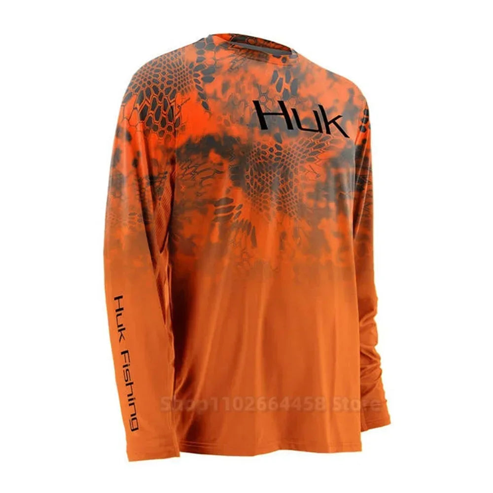 Fishing Shirts HUK Performance Long Sleeve Summer Hoodie Quick Dry Jaket Breathable Dresses Camisa Pesca Jersey Fish Sports UPF
