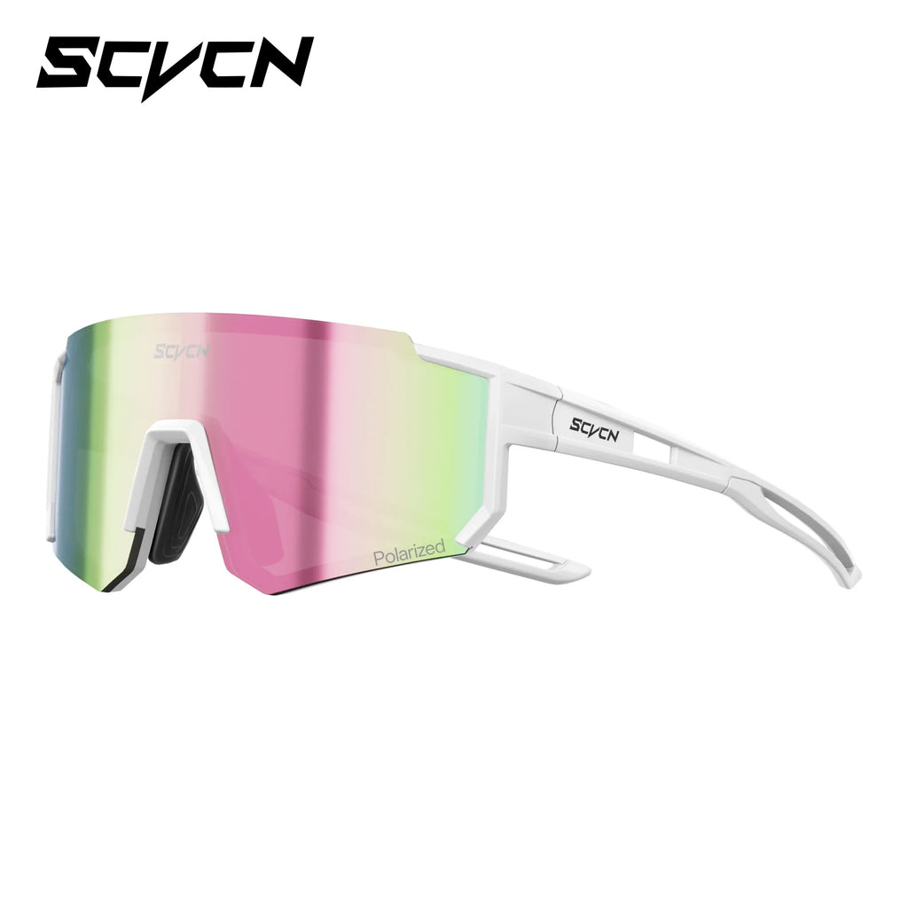 SCVCN Children Sports Glasses Kids Road Bikes Cycling Eyewear Photochromic UV400 Goggles Outdoor Cycling Teenager Sunglasses
