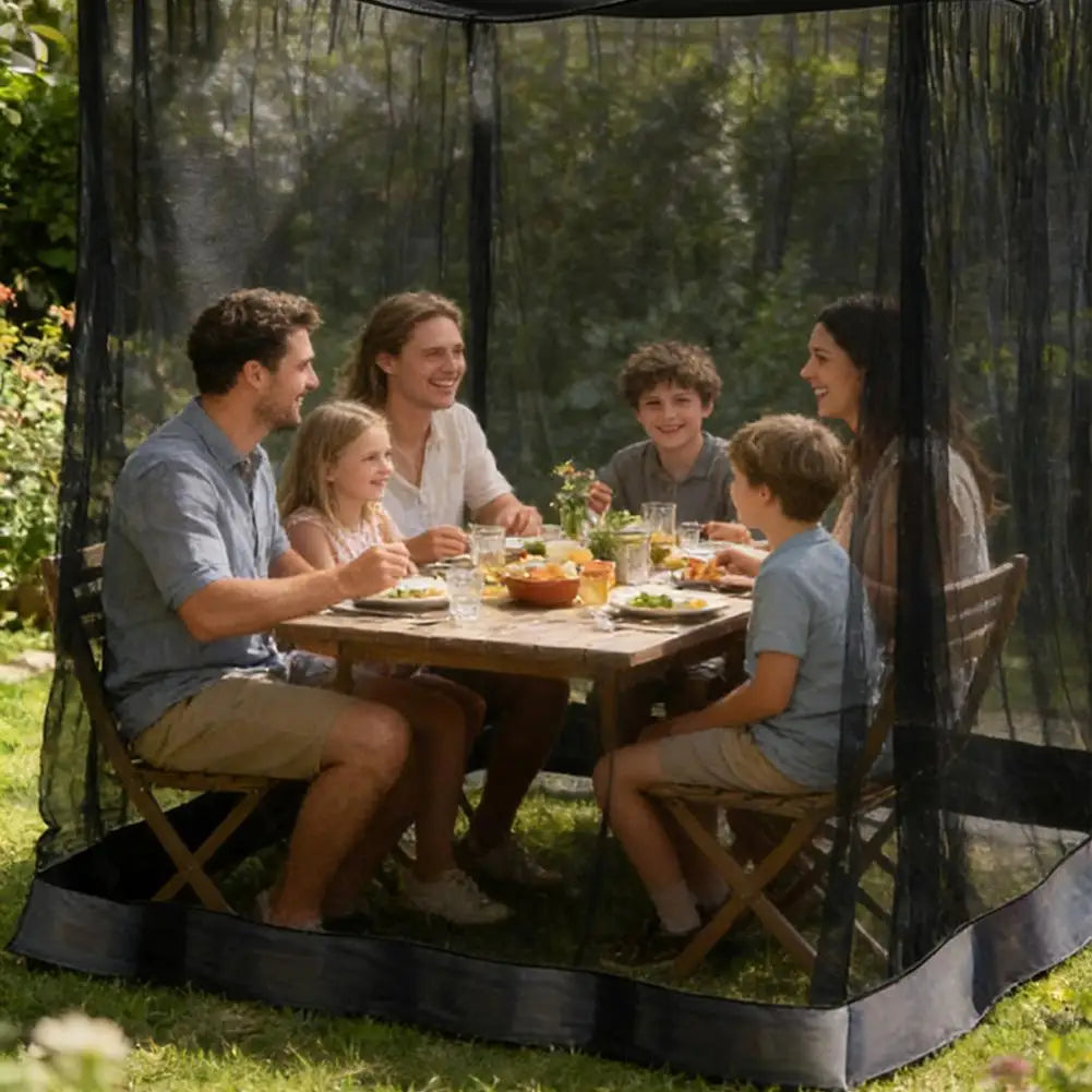 Outdoor Camping Mosquito Net Lightweight Huge Hammock Bug Tarp Repellent Breathable Mesh Tent Insect Canopy Bed Curtain