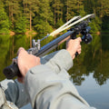 Telescopic Laser Slingshot Fishing Pole