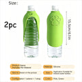 2pc Outdoor Water Drinking Tool for Walking Dogs! Can be paired with mineral water bottles. Food grade silicone for daily walks.