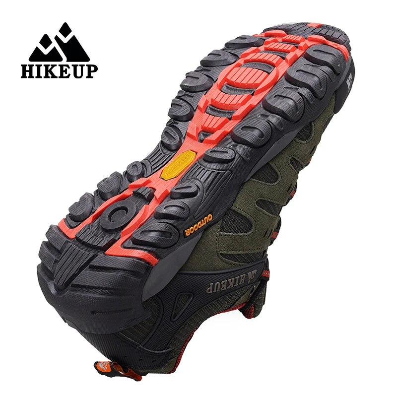 Men's Hiking Shoes Suede Leather Outdoor Shoes Wear-resistant Men Trekking Walking Hunting Tactical Sneakers