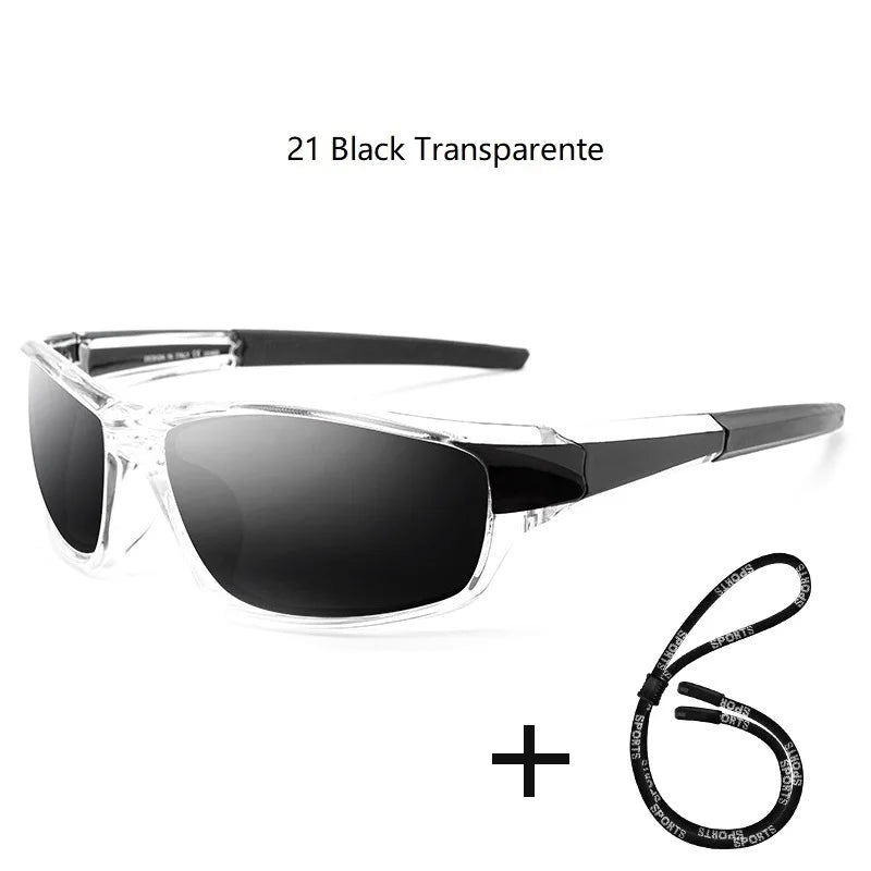 Men's Polarized Fishing Sunglasses With Glasses Chain For Men Women Driving Hiking Sun Glasses Fishing Eyewear