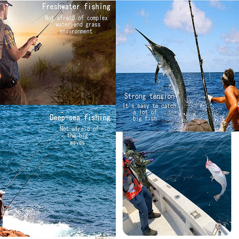 Big Size Fishing Line 500m Monofilament Nylon Sea Fishing Boat Fishing Big Fish Shark Line Freshwater Saltwater Fishing Supplies