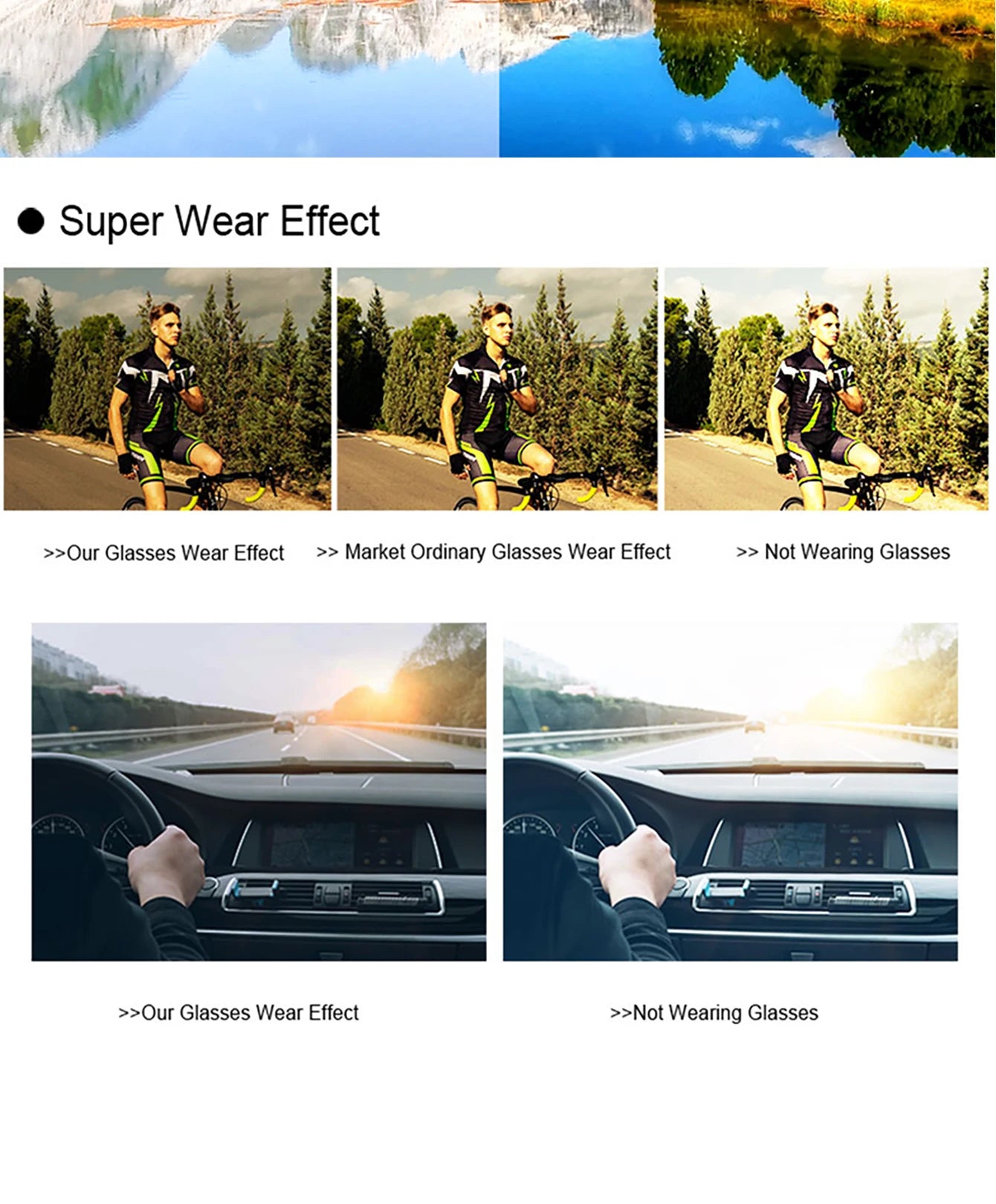 Polarized Fishing Sunglasses Men And Women Sports Colorful Glasses with UV protection for Outdoor Running, Hiking, Cycling