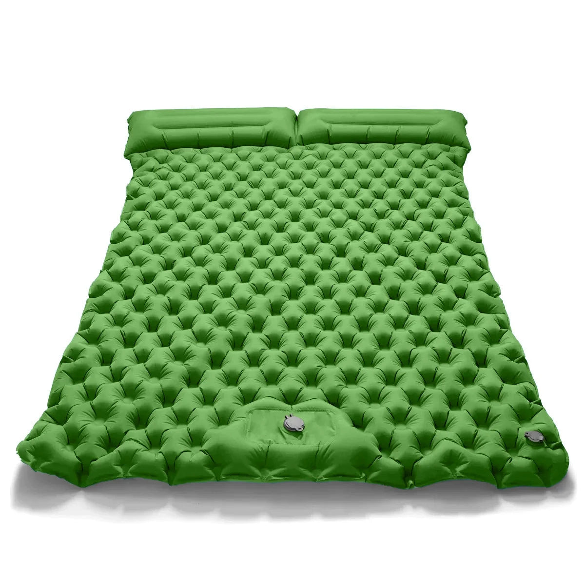 Double Air Mattress with Built-in Pillow Pump Outdoor Sleeping Mattress Camping Air Mattress for Backpacking