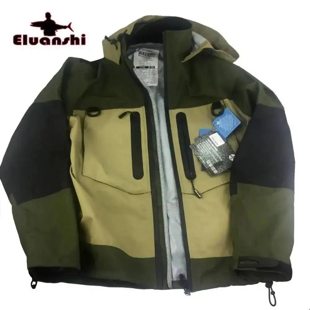 Hunting / Breathable Wader Fly Fishing Jacket Waterproof Wading Jacket Fishing Clothes Fishing Outerwear