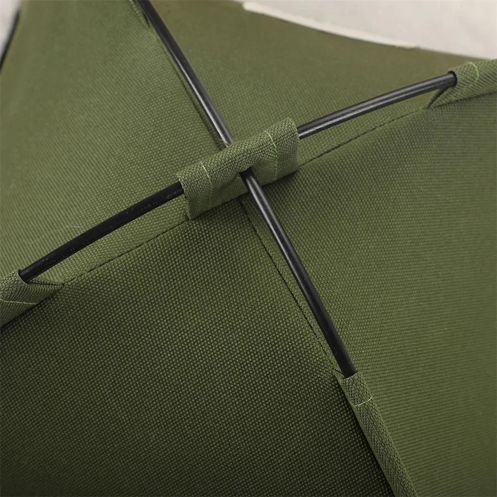 Foldable Semi-Closed Pet Nest Tent for Cats & Small Dogs — Breathable Fleece Bed with Removable Washable Pad, Anti-Slip Bottom, 3 Sizes (S/M/L)