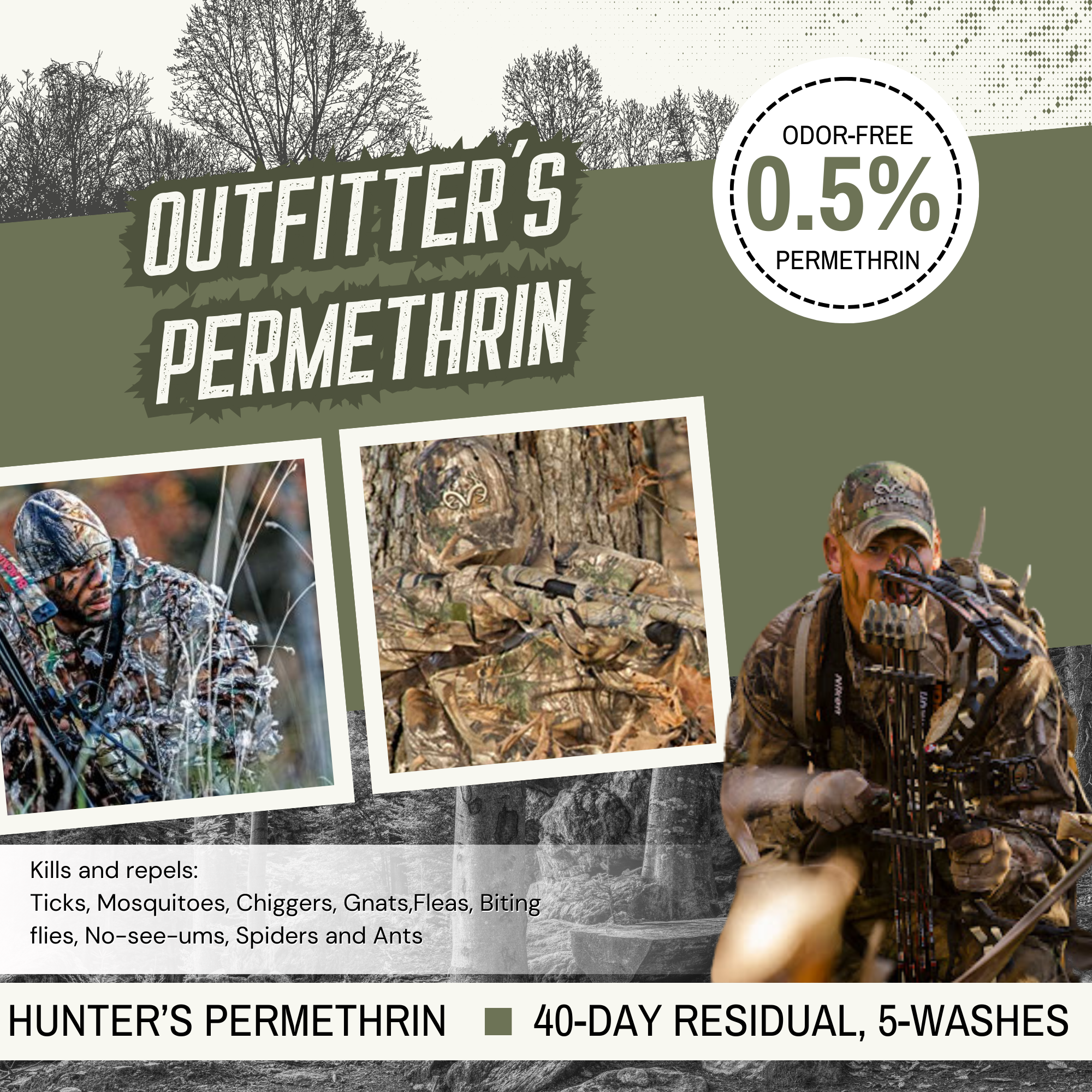 Realtree Outfitter's Permethrin Refill, 32oz