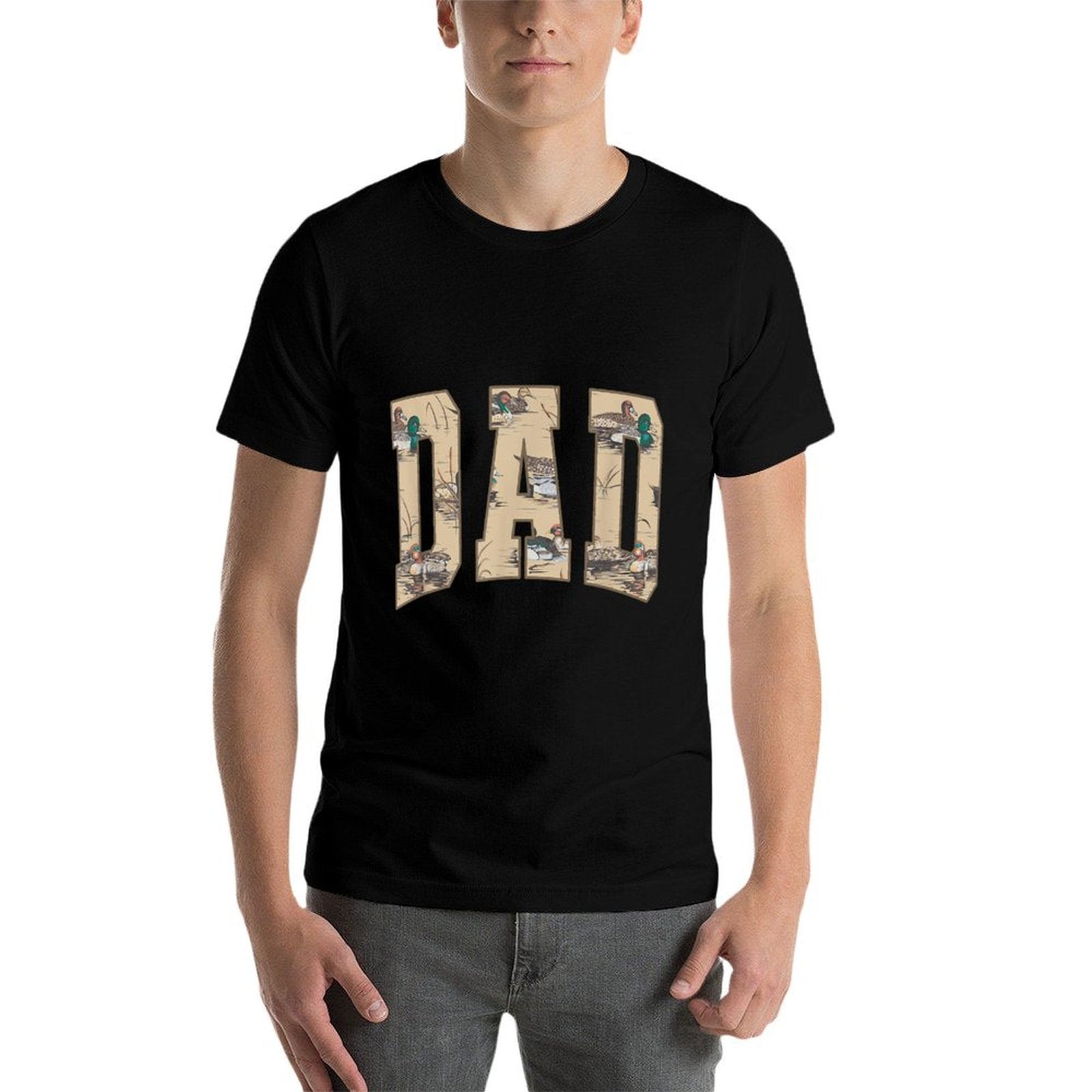 Hunting Dad Duck Camouflage Camo Waterfowl Duck Camo Men  Quick-drying T-Shirt